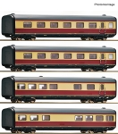 Roco 6200003 - H0 - 4-tlg. Set Mittelwagen zum Gasturbinentriebzug BR 602, DB, Ep. IV